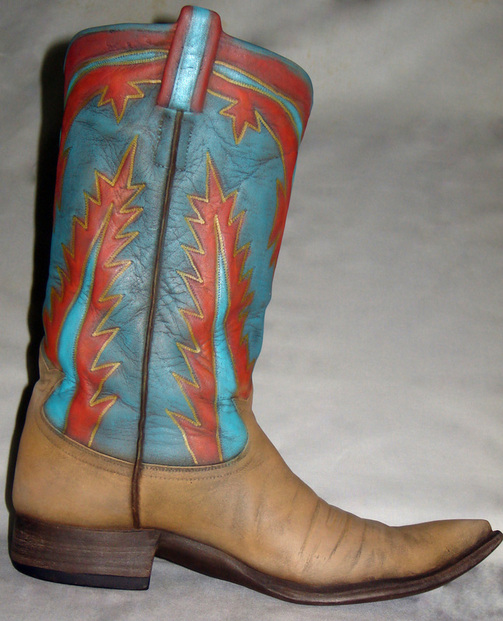 ceramic cowboy boots